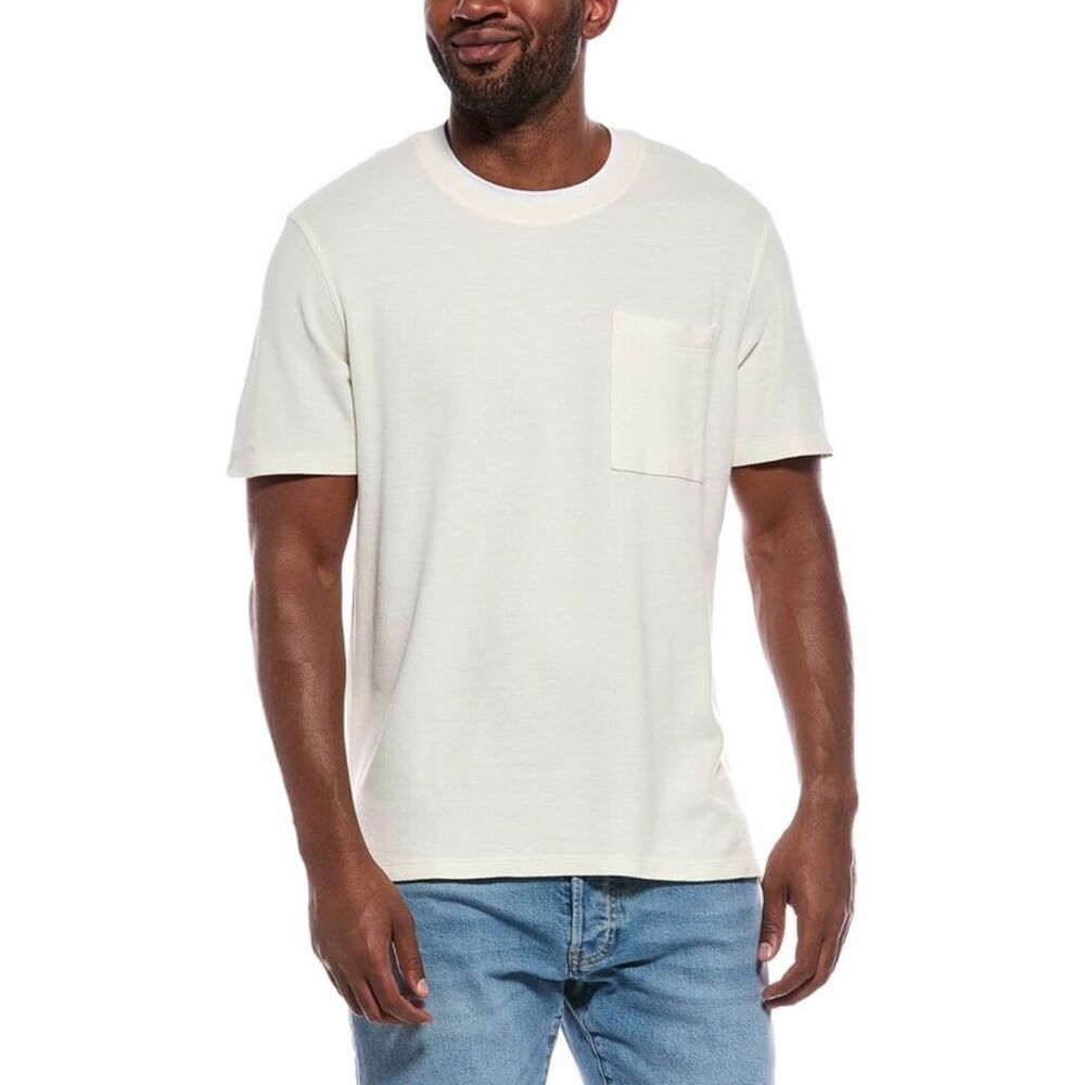 Atm Anthony Thomas Melillo Mens  Pique T-Shirt, White